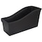 Storex Book Bin, Plastic, Black, 6 PK 70109E06C - alternate 2